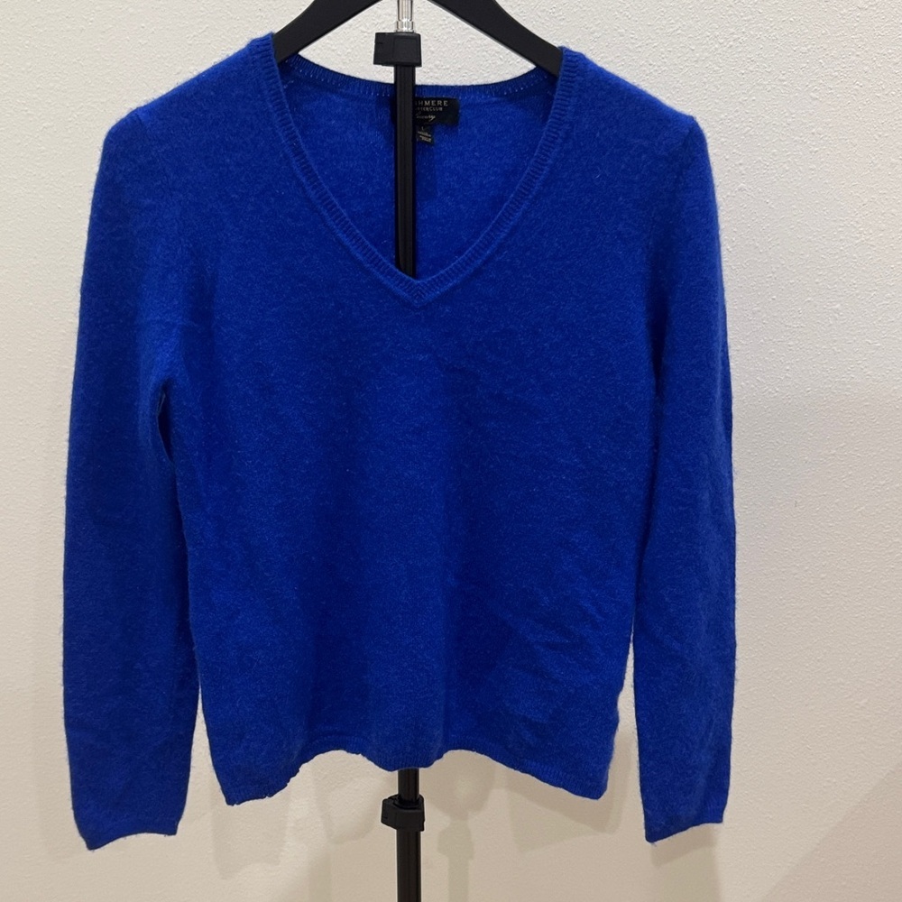 Charter Club Cashmere Sweater In Electric Blue